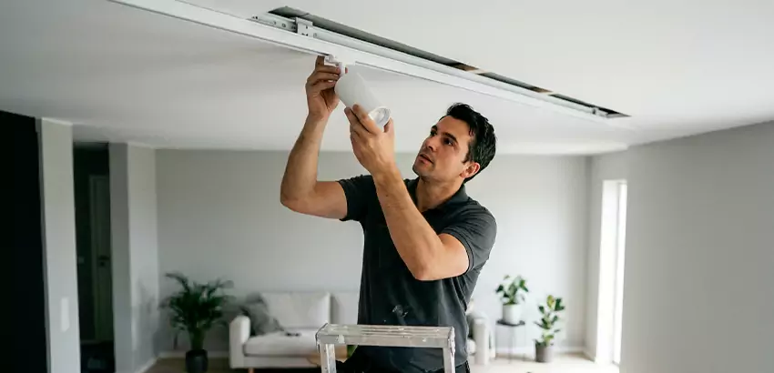 Recessed Track Lighting Installation in Spokane